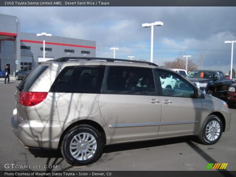 Desert Sand Mica / Taupe 2009 Toyota Sienna Limited AWD