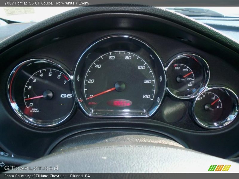Ivory White / Ebony 2007 Pontiac G6 GT Coupe