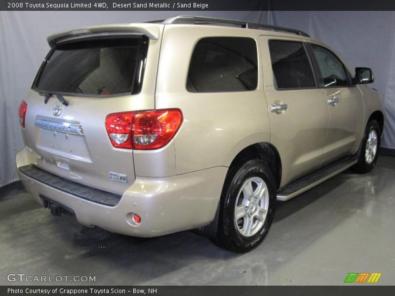 Desert Sand Metallic / Sand Beige 2008 Toyota Sequoia Limited 4WD