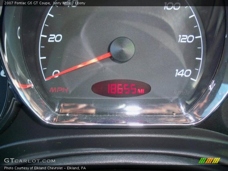 Ivory White / Ebony 2007 Pontiac G6 GT Coupe