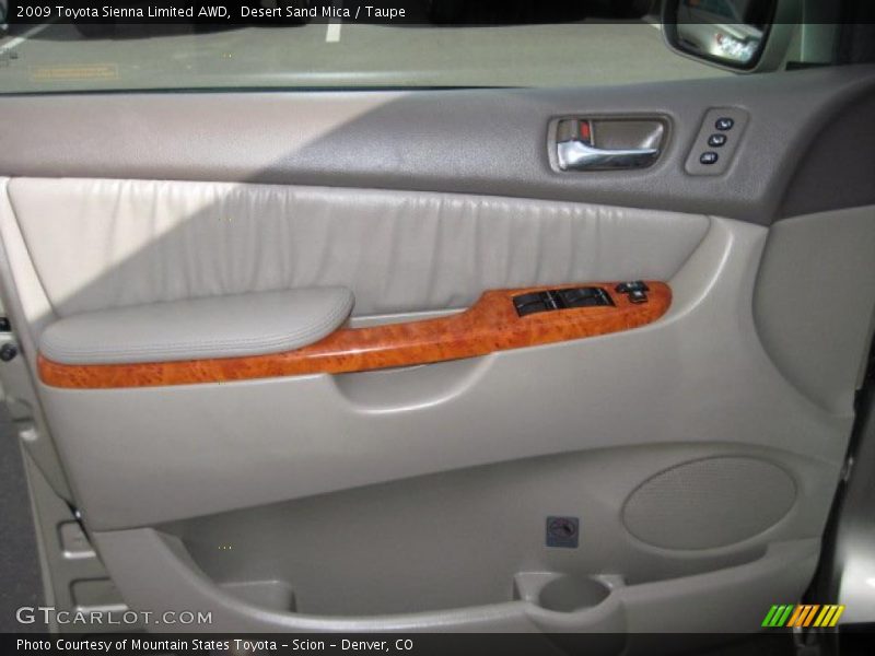 Desert Sand Mica / Taupe 2009 Toyota Sienna Limited AWD