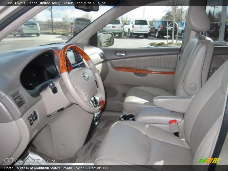 Desert Sand Mica / Taupe 2009 Toyota Sienna Limited AWD