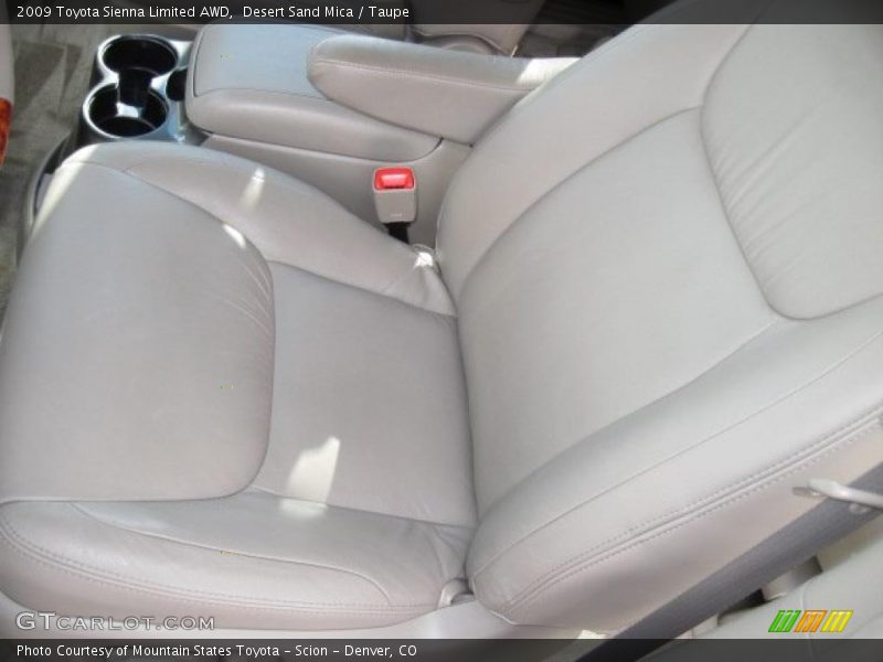 Desert Sand Mica / Taupe 2009 Toyota Sienna Limited AWD