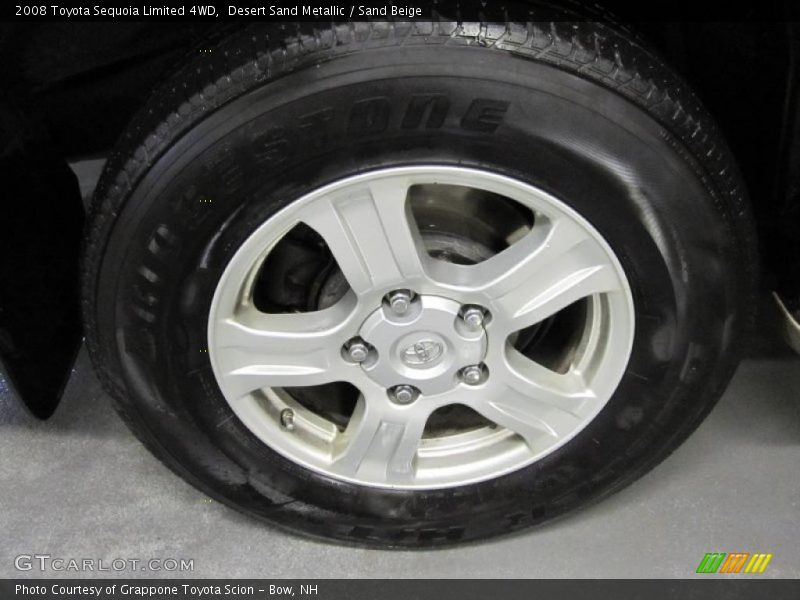 Desert Sand Metallic / Sand Beige 2008 Toyota Sequoia Limited 4WD