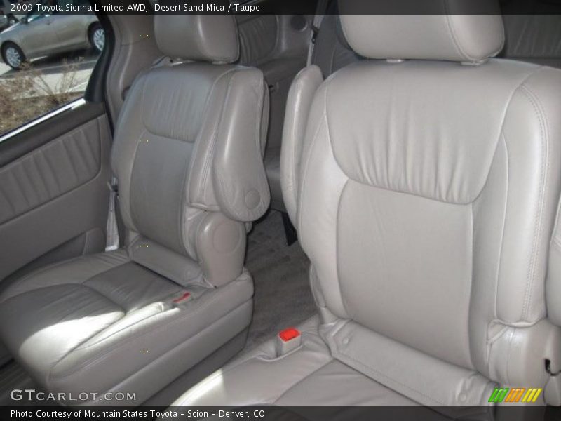 Desert Sand Mica / Taupe 2009 Toyota Sienna Limited AWD