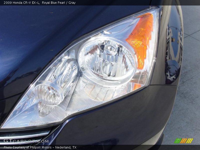 Royal Blue Pearl / Gray 2009 Honda CR-V EX-L