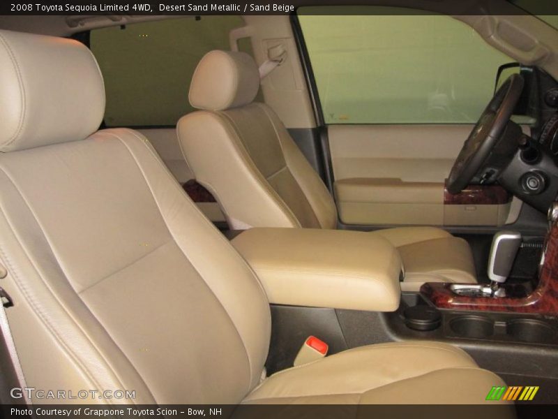 Desert Sand Metallic / Sand Beige 2008 Toyota Sequoia Limited 4WD