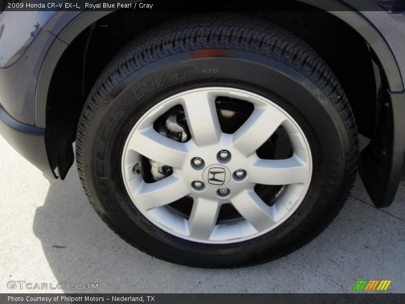 Royal Blue Pearl / Gray 2009 Honda CR-V EX-L