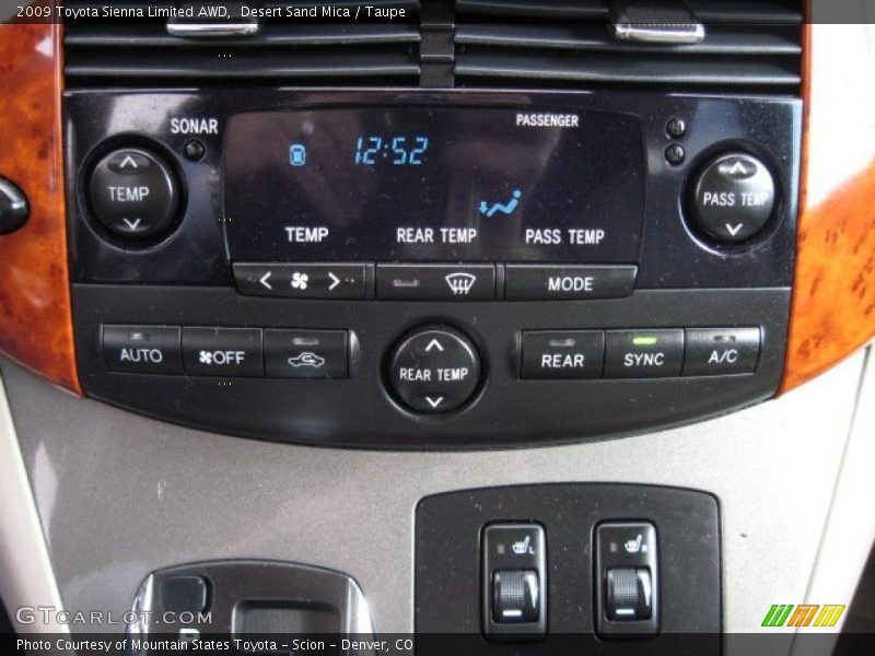 Desert Sand Mica / Taupe 2009 Toyota Sienna Limited AWD