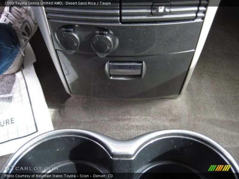 Desert Sand Mica / Taupe 2009 Toyota Sienna Limited AWD