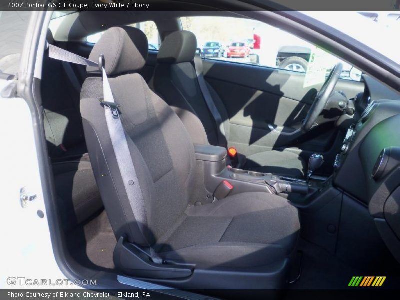 Ivory White / Ebony 2007 Pontiac G6 GT Coupe