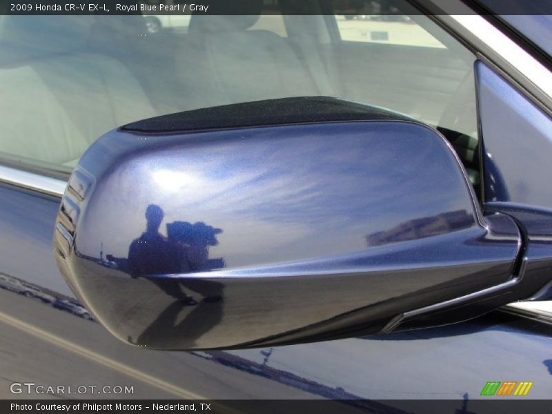 Royal Blue Pearl / Gray 2009 Honda CR-V EX-L