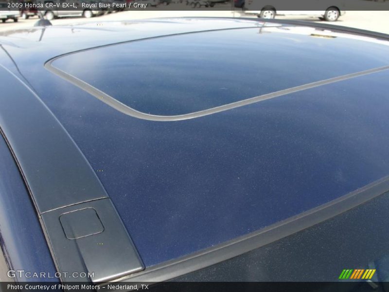 Royal Blue Pearl / Gray 2009 Honda CR-V EX-L