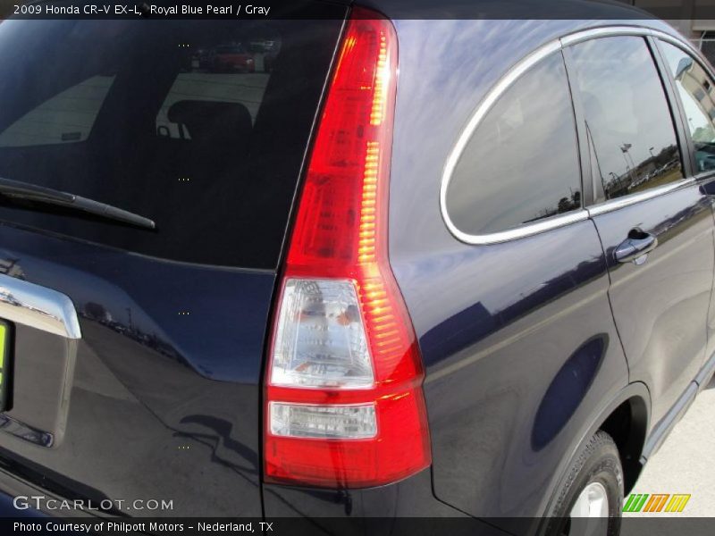 Royal Blue Pearl / Gray 2009 Honda CR-V EX-L