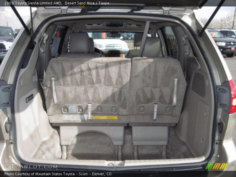 Desert Sand Mica / Taupe 2009 Toyota Sienna Limited AWD