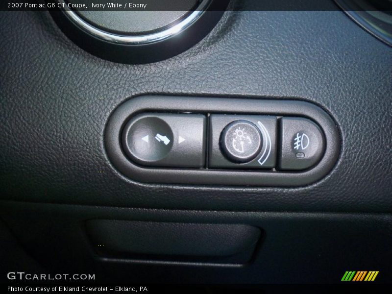 Ivory White / Ebony 2007 Pontiac G6 GT Coupe