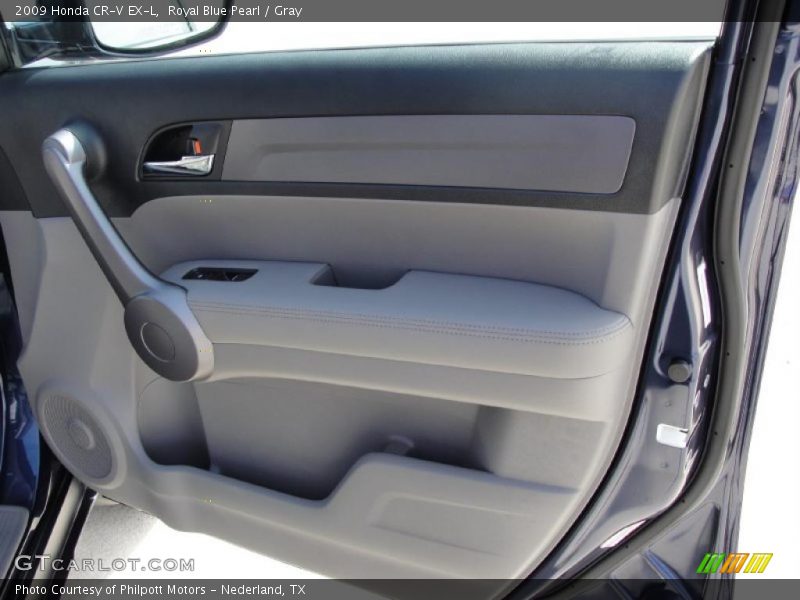 Royal Blue Pearl / Gray 2009 Honda CR-V EX-L