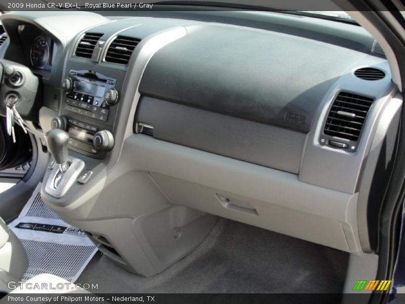 Royal Blue Pearl / Gray 2009 Honda CR-V EX-L