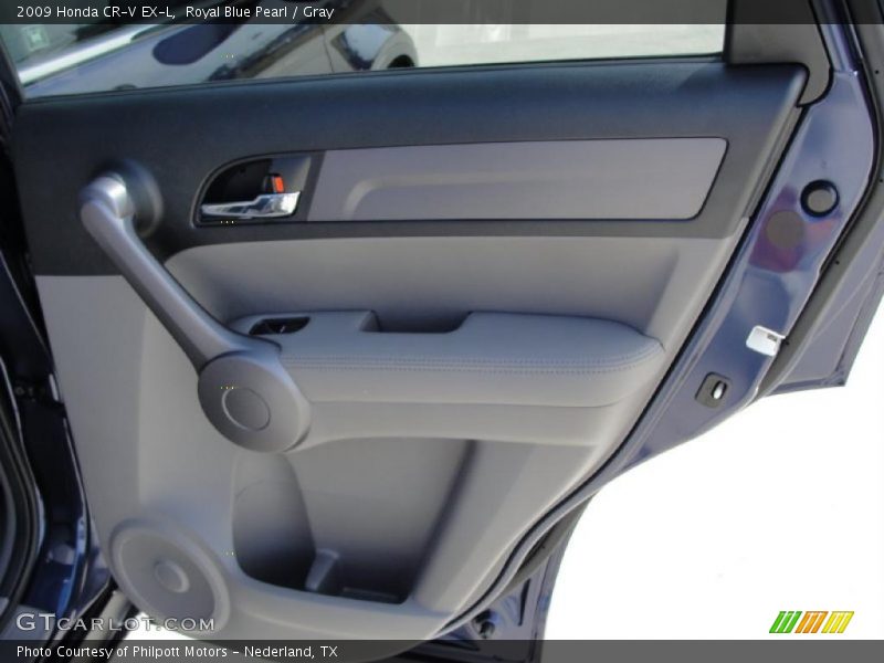 Royal Blue Pearl / Gray 2009 Honda CR-V EX-L