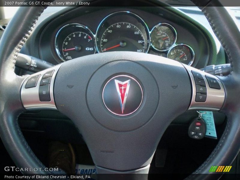 Ivory White / Ebony 2007 Pontiac G6 GT Coupe