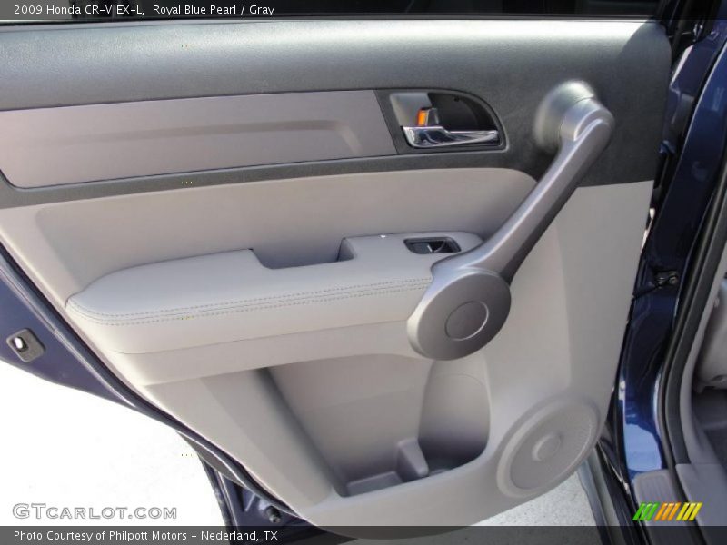 Royal Blue Pearl / Gray 2009 Honda CR-V EX-L