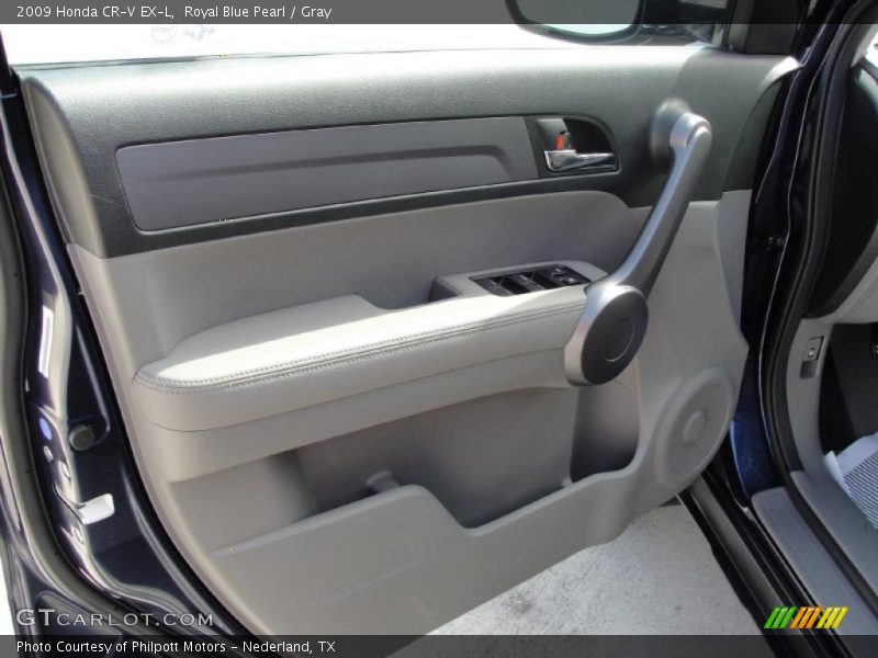Royal Blue Pearl / Gray 2009 Honda CR-V EX-L