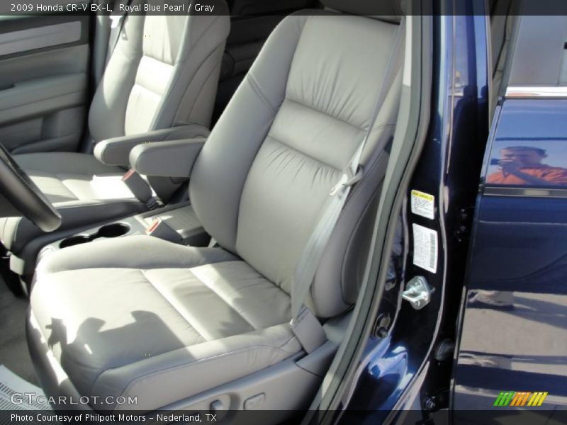 Royal Blue Pearl / Gray 2009 Honda CR-V EX-L