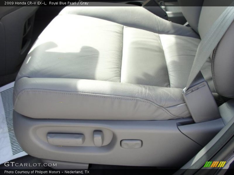 Royal Blue Pearl / Gray 2009 Honda CR-V EX-L