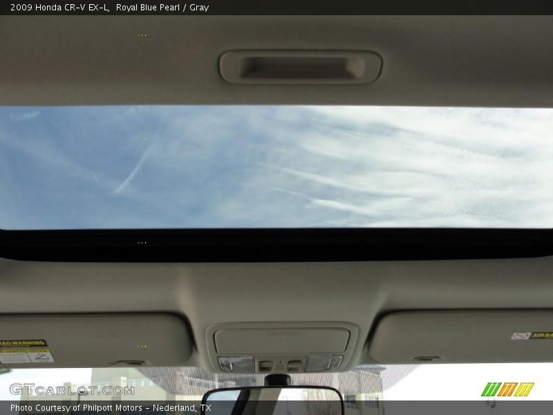 Royal Blue Pearl / Gray 2009 Honda CR-V EX-L