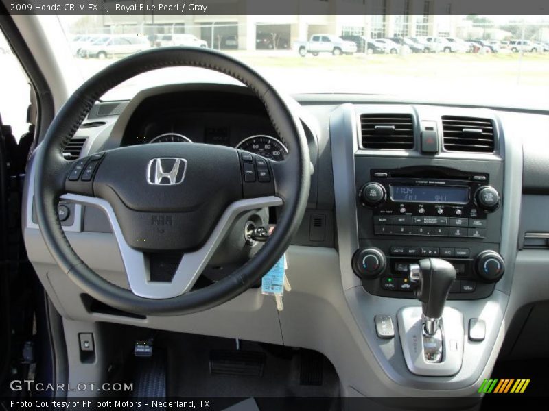 Royal Blue Pearl / Gray 2009 Honda CR-V EX-L