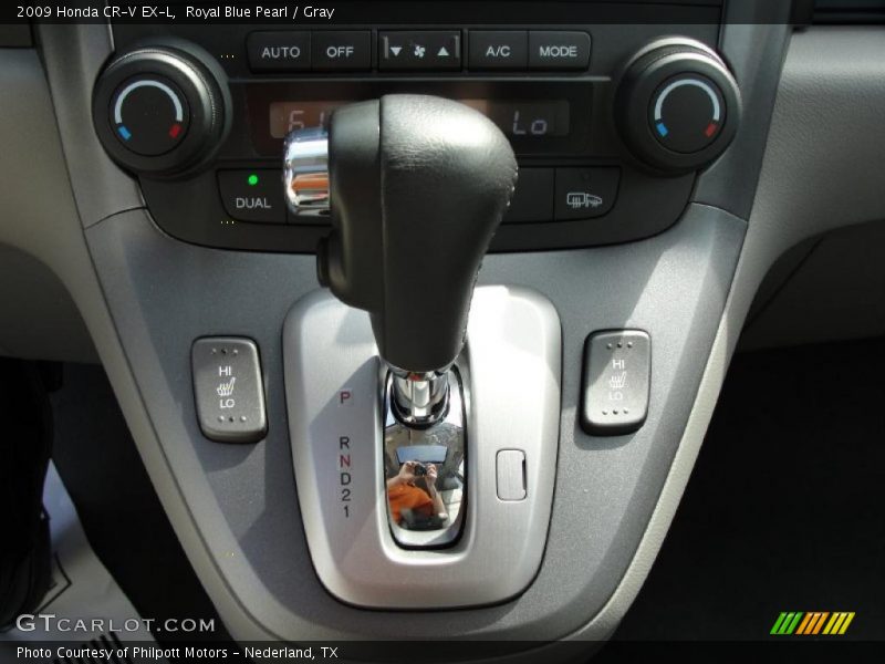 Royal Blue Pearl / Gray 2009 Honda CR-V EX-L