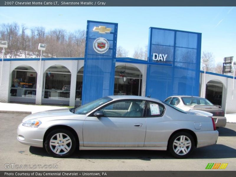 Silverstone Metallic / Gray 2007 Chevrolet Monte Carlo LT