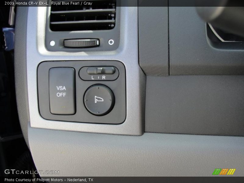 Royal Blue Pearl / Gray 2009 Honda CR-V EX-L