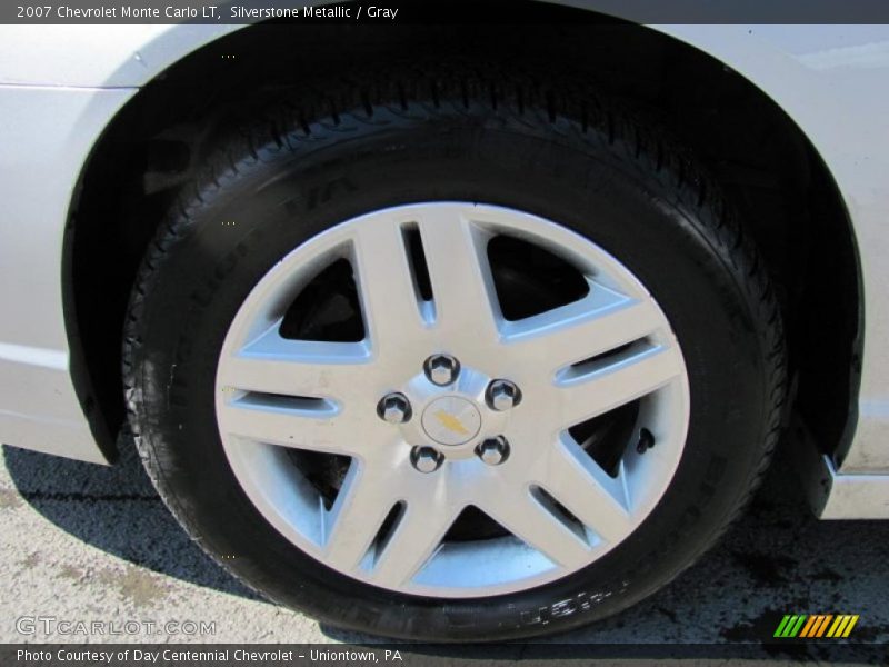 Silverstone Metallic / Gray 2007 Chevrolet Monte Carlo LT