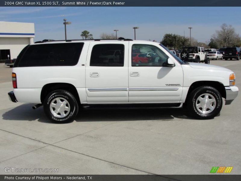 Summit White / Pewter/Dark Pewter 2004 GMC Yukon XL 1500 SLT