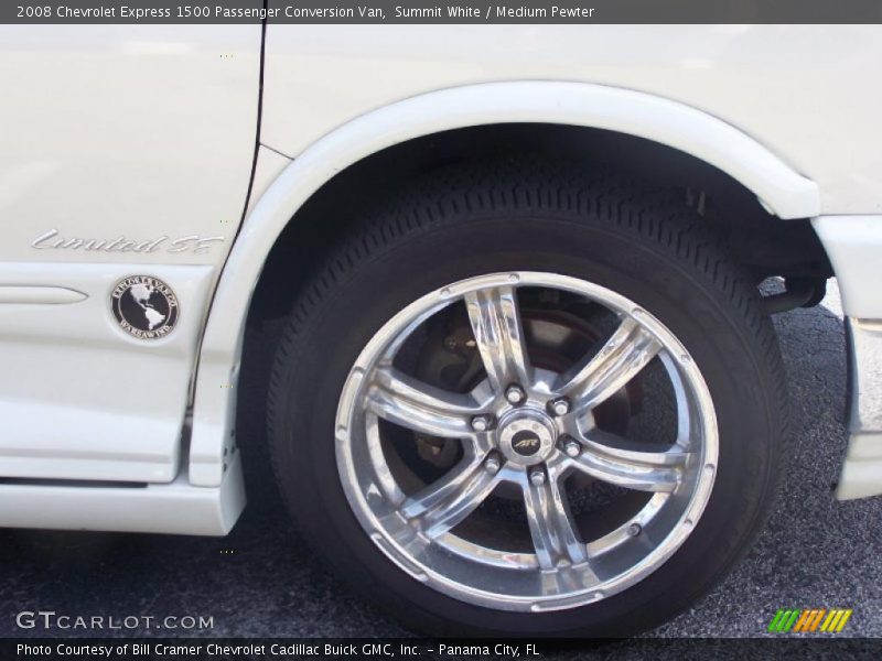 Summit White / Medium Pewter 2008 Chevrolet Express 1500 Passenger Conversion Van