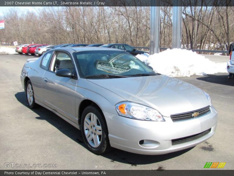 Silverstone Metallic / Gray 2007 Chevrolet Monte Carlo LT