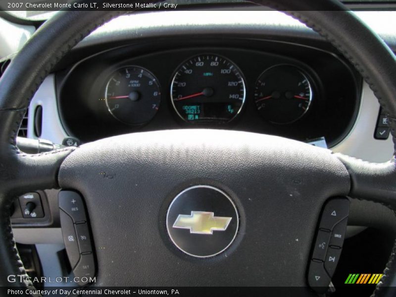 Silverstone Metallic / Gray 2007 Chevrolet Monte Carlo LT