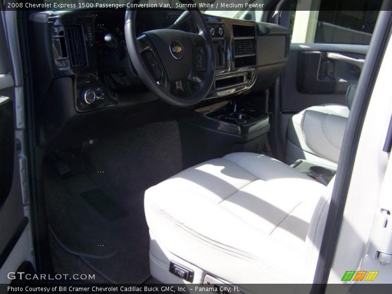 Summit White / Medium Pewter 2008 Chevrolet Express 1500 Passenger Conversion Van