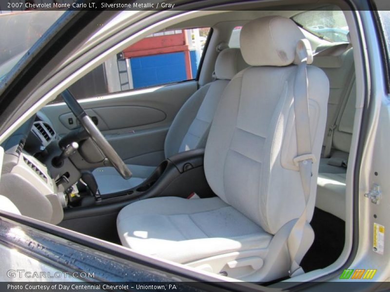 Silverstone Metallic / Gray 2007 Chevrolet Monte Carlo LT