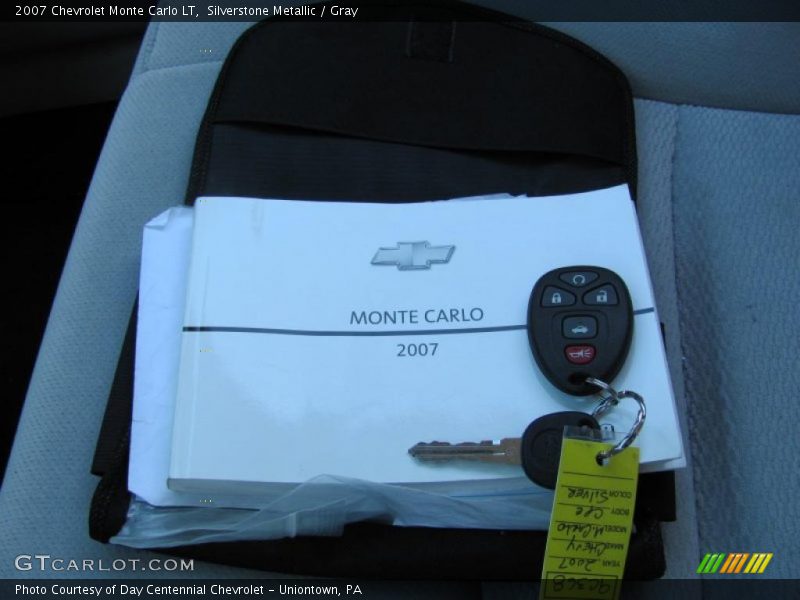 Silverstone Metallic / Gray 2007 Chevrolet Monte Carlo LT