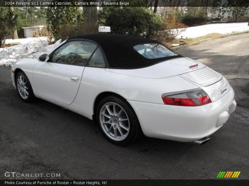 Carrara White / Savanna Beige 2004 Porsche 911 Carrera Cabriolet