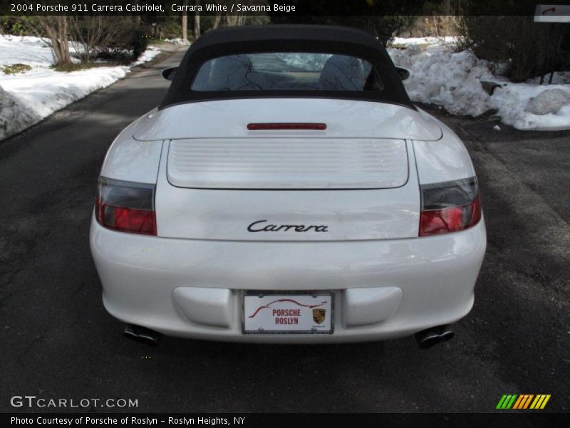 Carrara White / Savanna Beige 2004 Porsche 911 Carrera Cabriolet