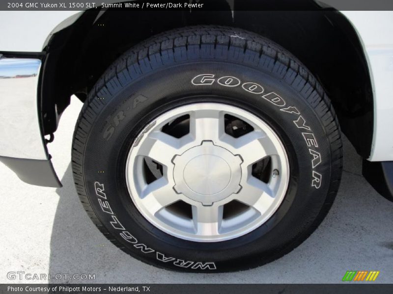 Summit White / Pewter/Dark Pewter 2004 GMC Yukon XL 1500 SLT