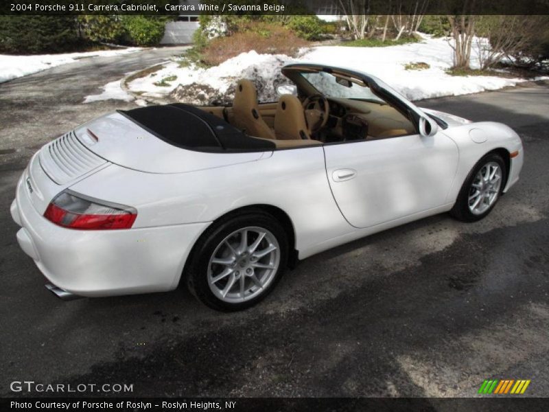 Carrara White / Savanna Beige 2004 Porsche 911 Carrera Cabriolet