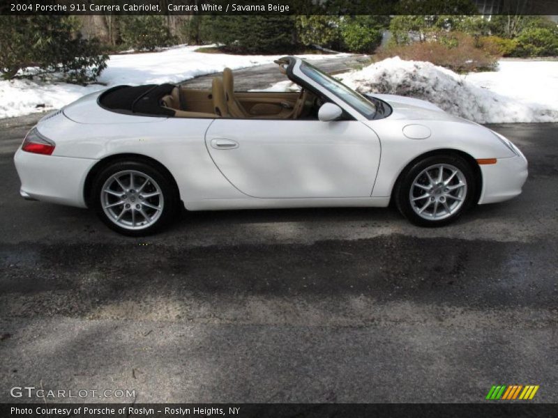 Carrara White / Savanna Beige 2004 Porsche 911 Carrera Cabriolet