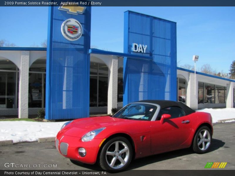 Aggressive Red / Ebony 2009 Pontiac Solstice Roadster