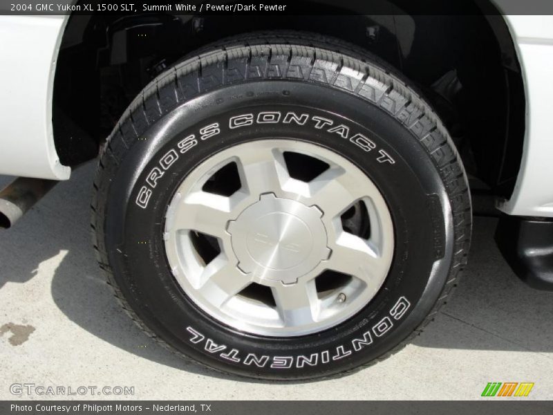 Summit White / Pewter/Dark Pewter 2004 GMC Yukon XL 1500 SLT