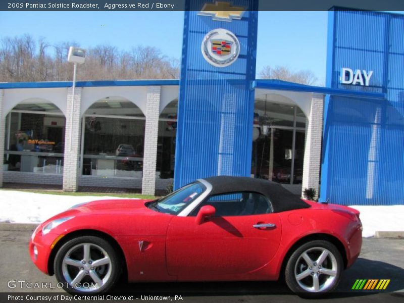 Aggressive Red / Ebony 2009 Pontiac Solstice Roadster