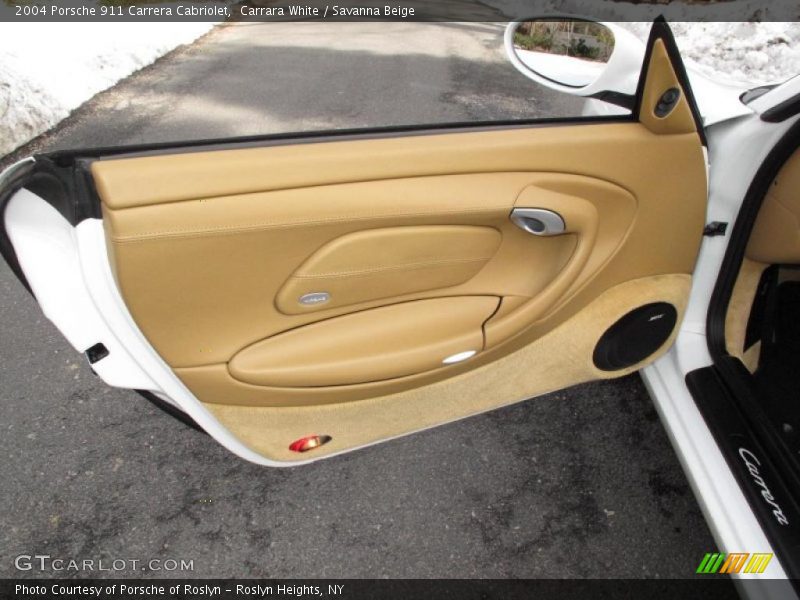 Carrara White / Savanna Beige 2004 Porsche 911 Carrera Cabriolet